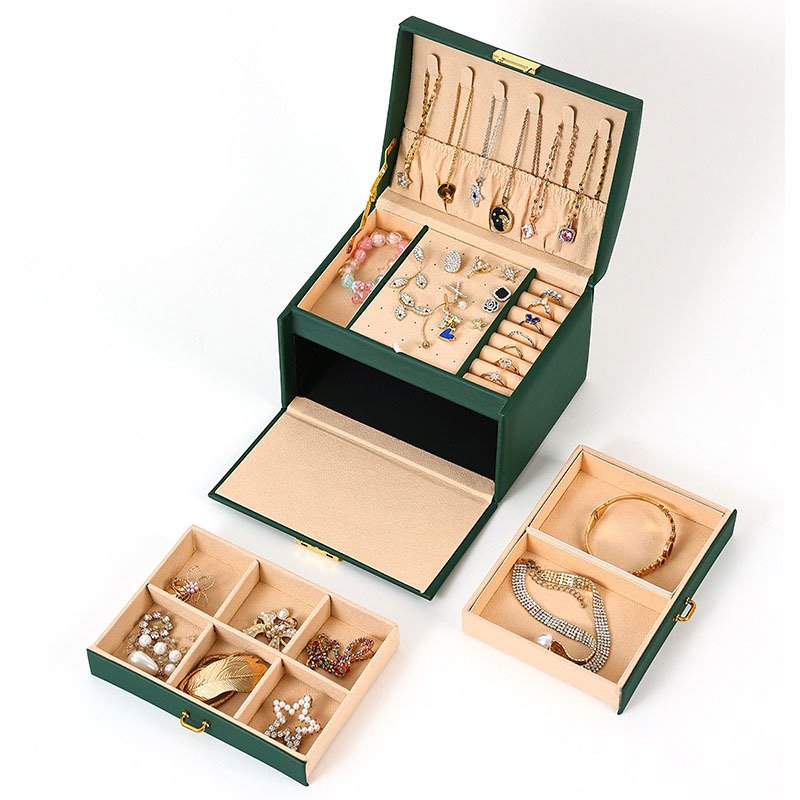 Travel Easy To Carry Dustproof Portable Jewelry Box - Image 3