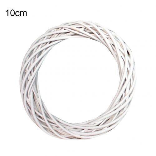 Christmas Vine Wreath Wicker Rattan Crafts Flower Arrangement Garland - Image 4