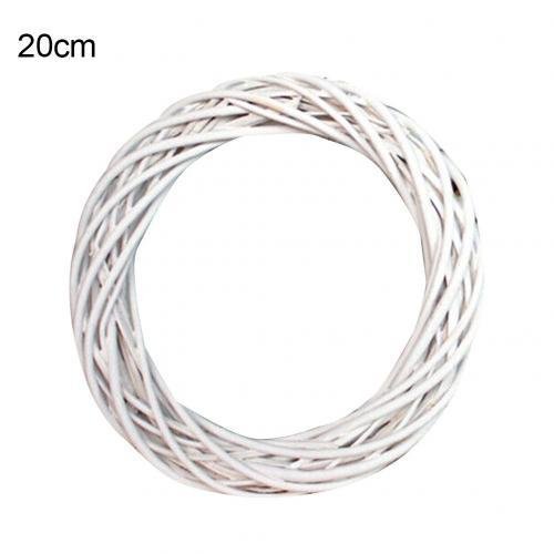Christmas Vine Wreath Wicker Rattan Crafts Flower Arrangement Garland - Image 5