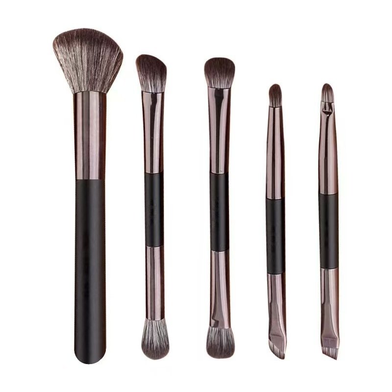 Makeup With Mirror Multifunctional Makeup Brush Suit - Image 4