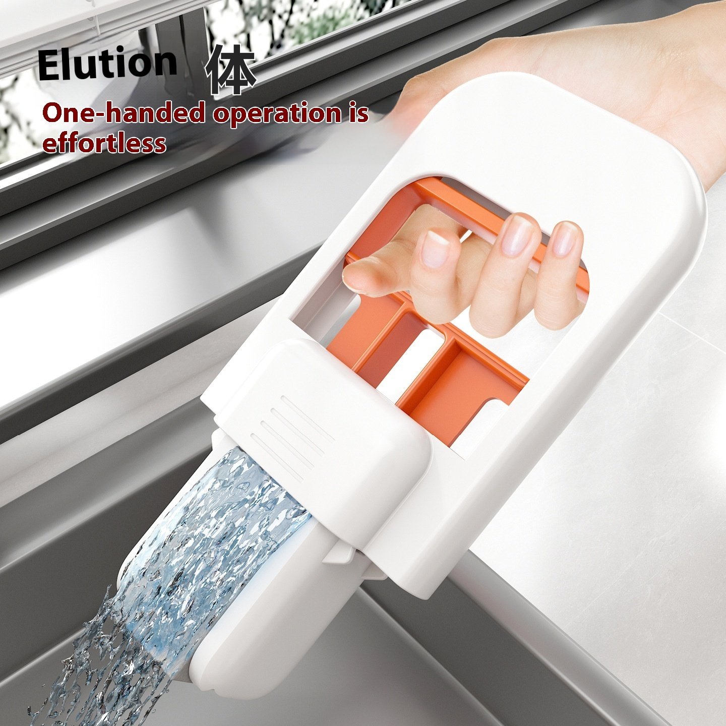 Handheld Mini Foldable Desktop Mop Small Cotton Mops Sponge Cleaning Tool For Bathroom Kitchen Desktop Glass Living Room Car - Image 3