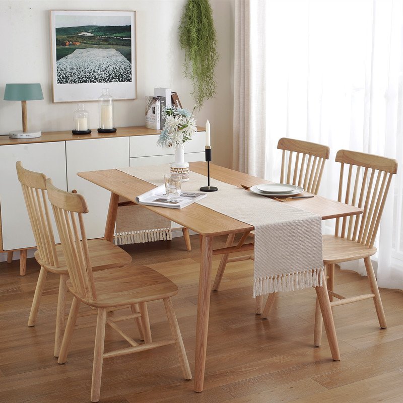Home Decoration Simple Woven Cotton And Linen Table Runner