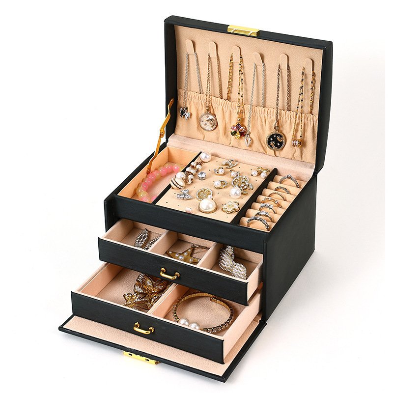 Travel Easy To Carry Dustproof Portable Jewelry Box - Image 7