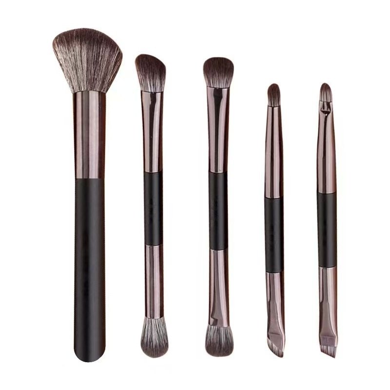 Makeup With Mirror Multifunctional Makeup Brush Suit - Image 3